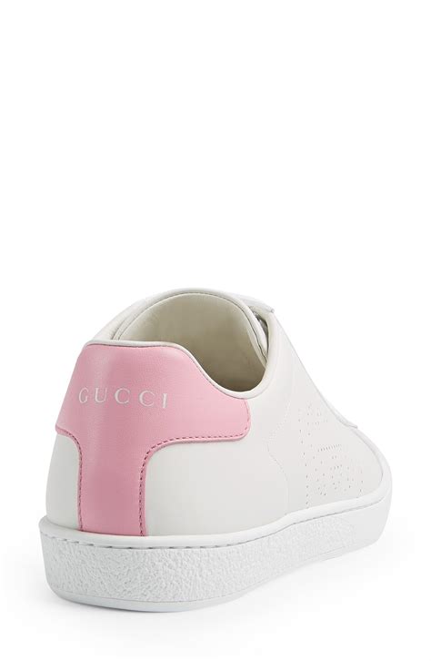 new ace perforated logo sneaker gucci